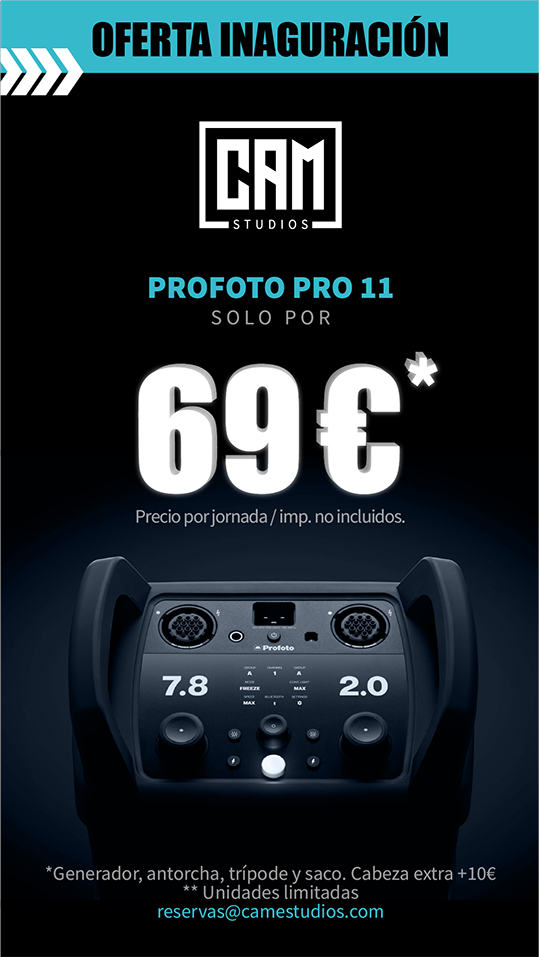 Oferta inaguración PROFOTO PRO 11 VERTIAL